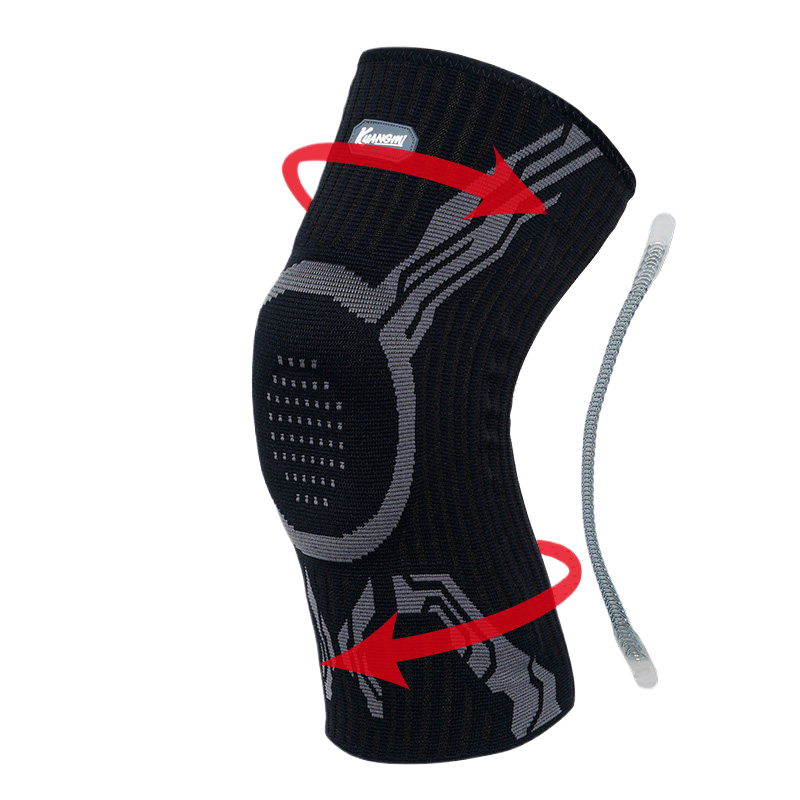 Professional Sports Knee Pads with Silicone Support