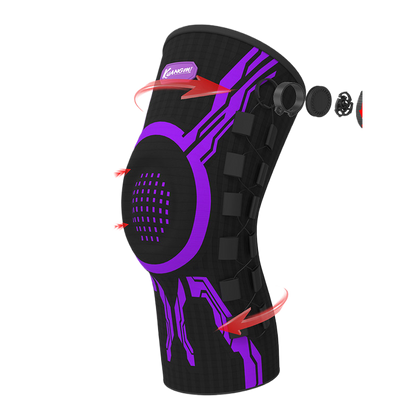 Professional Sports Knee Pads with Silicone Support