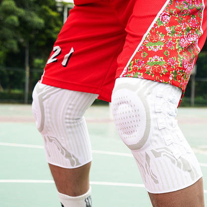 Professional Sports Knee Pads with Silicone Support