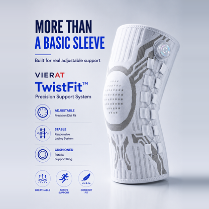TwistFit™️ Knee Support System with Precision Dial