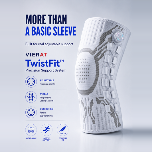 TwistFit™️ Knee Support System with Precision Dial