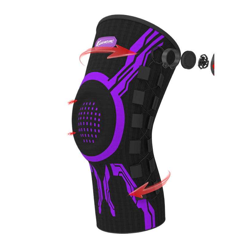 Professional Sports Knee Pads with Silicone Support