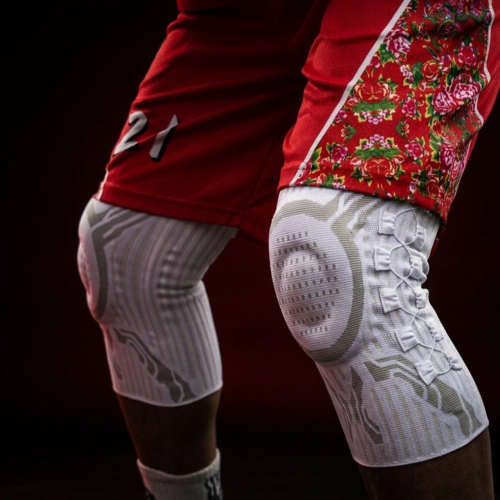 Professional Sports Knee Pads with Silicone Support